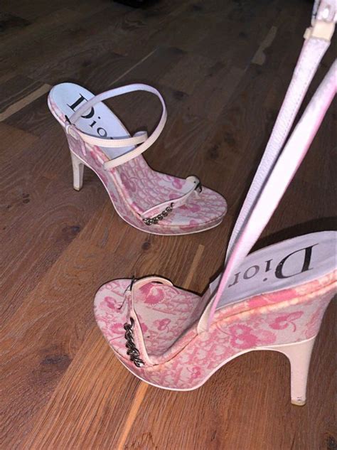 vintage pink dior heels